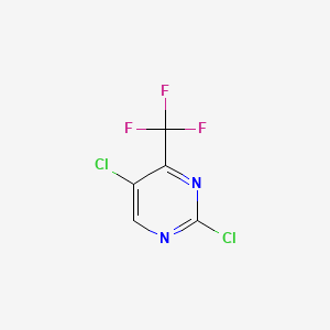 2,5-Dichloro-4-(trifluoromethyl)pyrimidine chemical structure (CAS 785777-98-2)