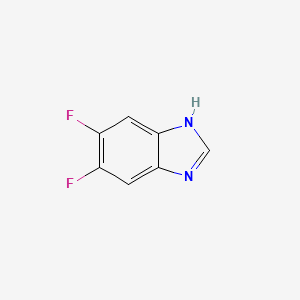 5,6-Difluorobenzimidazole chemical structure (CAS 78581-99-4)