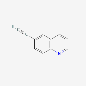 6-Ethynylquinoline chemical structure (CAS 78593-41-6)