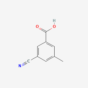 3-Cyano-5-methylbenzoic acid chemical structure (CAS 78621-81-5)