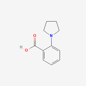2-(Pyrrolidin-1-yl)benzoic acid chemical structure (CAS 78648-27-8)