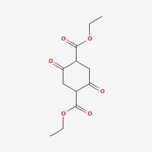 Diethyl 2,5-dioxocyclohexane-1,4-dicarboxylate chemical structure (CAS 787-07-5)