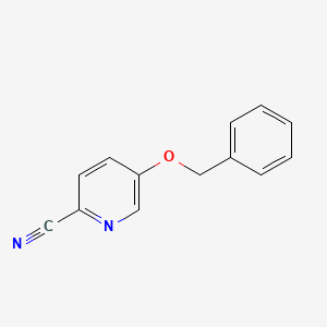 5-(Benzyloxy)picolinonitrile chemical structure (CAS 78760-60-8)