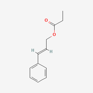 trans-Cinnamyl propanoate chemical structure (CAS 78761-38-3)