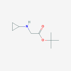 tert-Butyl cyclopropylglycinate chemical structure (CAS 78773-38-3)
