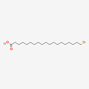 19-Bromononadecanoic acid chemical structure (CAS 78774-38-6)