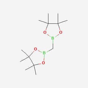Bis(4,4,5,5-tetramethyl-1,3,2-dioxaborolan-2-yl)methane chemical structure (CAS 78782-17-9)