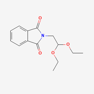 2-(2,2-Diethoxyethyl)isoindoline-1,3-dione chemical structure (CAS 78902-09-7)
