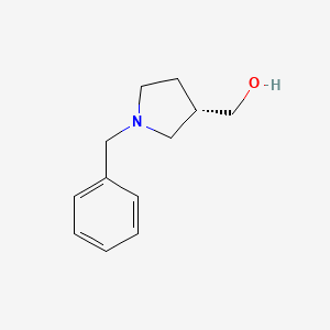 (S)-(1-Benzylpyrrolidin-3-yl)methanol chemical structure (CAS 78914-69-9)