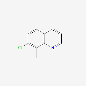 7-Chloro-8-methylquinoline chemical structure (CAS 78941-93-2)