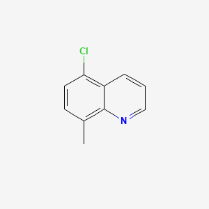 5-Chloro-8-methylquinoline chemical structure (CAS 78941-95-4)