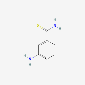 3-Aminobenzothioamide chemical structure (CAS 78950-36-4)