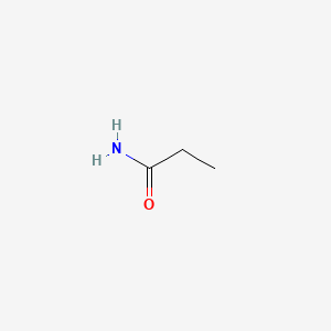 Propionamide chemical structure (CAS 79-05-0)