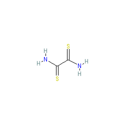 Ethanebis(thioamide) chemical structure (CAS 79-40-3)