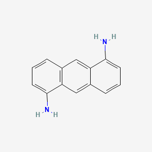 Anthracene-1,5-diamine chemical structure (CAS 79015-49-9)