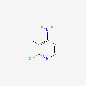 2-Chloro-3-methylpyridin-4-amine chemical structure (CAS 79055-64-4)