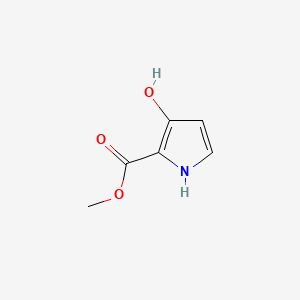 Methyl 3-hydroxy-1H-pyrrole-2-carboxylate chemical structure (CAS 79068-31-8)