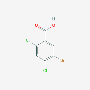 5-Bromo-2,4-dichlorobenzoic acid chemical structure (CAS 791137-20-7)