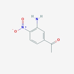 1-(3-Amino-4-nitrophenyl)ethanone chemical structure (CAS 79127-41-6)