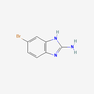 5-Bromo-1H-benzo[d]imidazol-2-amine chemical structure (CAS 791595-74-9)