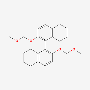 (11bR)-2,2'-Bis(methoxymethoxy)-5,5',6,6',7,7',8,8'-octahydro-1,1'-binaphthalene chemical structure (CAS 791616-66-5)