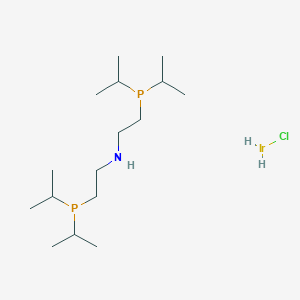 Chlorodihydrido[bis(2-di-i-propylphosphinoethyl)amine]iridium(III) chemical structure (CAS 791629-96-4)