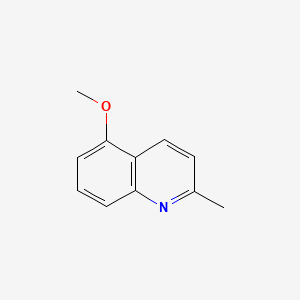 5-Methoxy-2-methylquinoline chemical structure (CAS 79205-04-2)