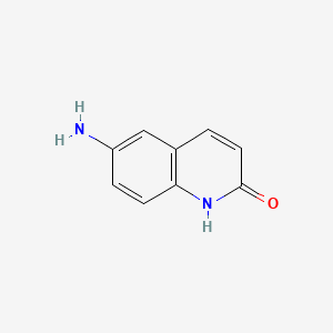 6-Aminoquinolin-2(1H)-one chemical structure (CAS 79207-68-4)
