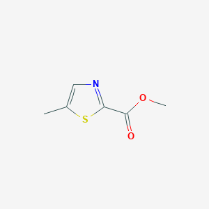 Methyl 5-methylthiazole-2-carboxylate chemical structure (CAS 79247-98-6)