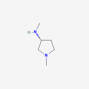 (R)-N,1-Dimethylpyrrolidin-3-amine chemical structure (CAS 792970-21-9)