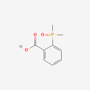 2-(Dimethylphosphoryl)benzoic acid chemical structure (CAS 79317-57-0)