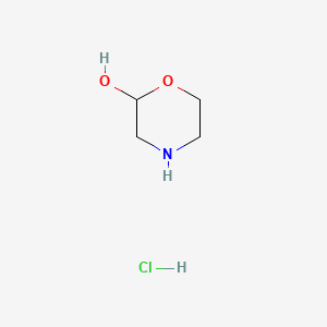 Morpholin-2-ol hydrochloride chemical structure (CAS 79323-24-3)