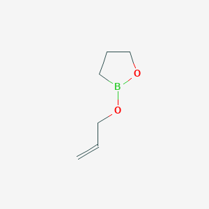 2-(Allyloxy)-1,2-oxaborolane chemical structure (CAS 79363-73-8)