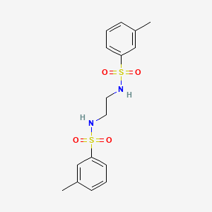 N,N'-(Ethane-1,2-diyl)bis(3-methylbenzenesulfonamide) chemical structure (CAS 793713-92-5)