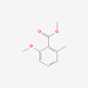 Methyl 2-methoxy-6-methylbenzoate chemical structure (CAS 79383-44-1)