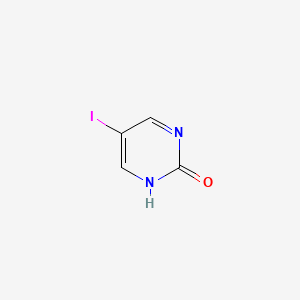 5-Iodopyrimidin-2(1H)-one chemical structure (CAS 79387-69-2)