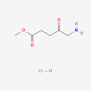 Methyl 5-amino-4-oxopentanoate hydrochloride chemical structure (CAS 79416-27-6)