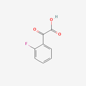 2-(2-Fluorophenyl)-2-oxoacetic acid chemical structure (CAS 79477-86-4)