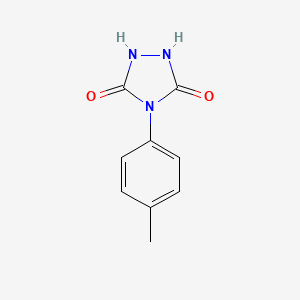 4-(p-Tolyl)-1,2,4-triazolidine-3,5-dione chemical structure (CAS 79491-05-7)