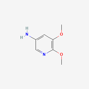 5,6-Dimethoxypyridin-3-amine chemical structure (CAS 79491-49-9)