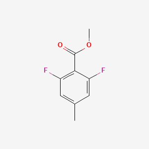 Methyl 2,6-difluoro-4-methylbenzoate chemical structure (CAS 79538-30-0)