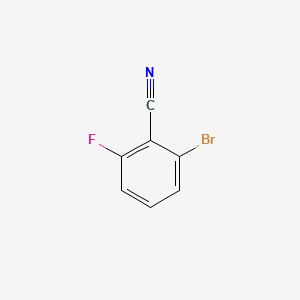 2-Bromo-6-fluorobenzonitrile chemical structure (CAS 79544-27-7)