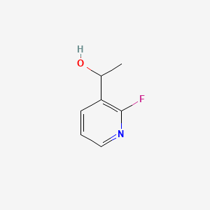 1-(2-Fluoropyridin-3-yl)ethanol chemical structure (CAS 79574-61-1)