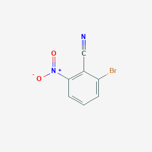 2-Bromo-6-nitrobenzonitrile chemical structure (CAS 79603-02-4)