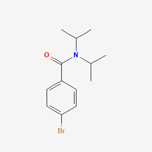 4-Bromo-N,N-diisopropylbenzamide chemical structure (CAS 79606-46-5)