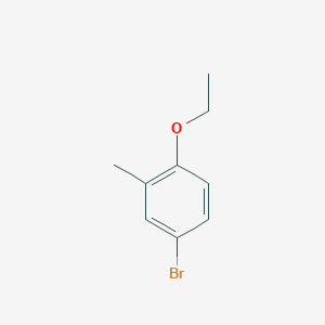 4-Bromo-1-ethoxy-2-methylbenzene chemical structure (CAS 79636-93-4)