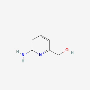 (6-Aminopyridin-2-yl)methanol chemical structure (CAS 79651-64-2)