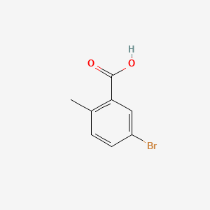 5-Bromo-2-methylbenzoic acid chemical structure (CAS 79669-49-1)
