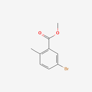 methyl 5-bromo-2-methyl-benzoate chemical structure (CAS 79669-50-4)