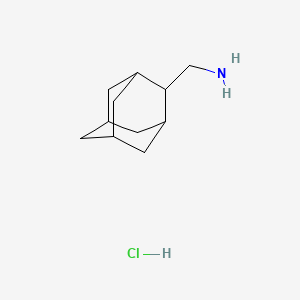 Adamantan-2-ylmethanamine hydrochloride chemical structure (CAS 79671-78-6)